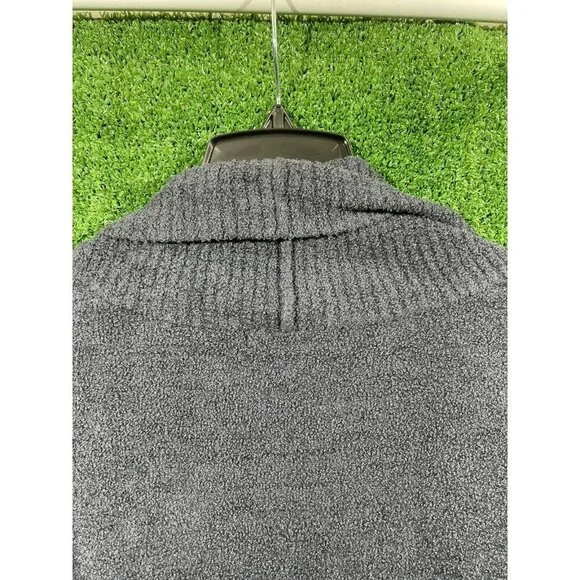 Barefoot Dreams Cardigan Cozy Chic Lite Blue Size XS/S Small Textured Shawl Neck